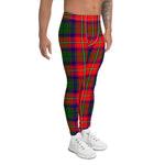 Scotstee Shop Tartan Plaid Men's Leggings Yoga Pants Clan Riddell Plaid Men Running Leggings