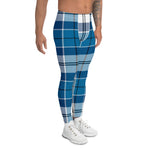 Scotstee Shop Tartan Plaid Men's Leggings Yoga Pants Clan Roberton Plaid Men Running Leggings