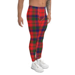 Scotstee Shop Tartan Plaid Men's Leggings Yoga Pants Clan Robertson Modern Plaid Men Running Leggings