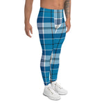 Scotstee Shop Tartan Plaid Men's Leggings Yoga Pants Clan Robertson Plaid Men Running Leggings