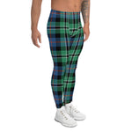 Scotstee Shop Tartan Plaid Men's Leggings Yoga Pants Clan Rose Hunting Ancient Plaid Men Running Leggings