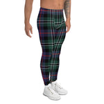 Scotstee Shop Tartan Plaid Men's Leggings Yoga Pants Clan Rose Hunting Modern Plaid Men Running Leggings