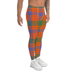 Scotstee Shop Tartan Plaid Men's Leggings Yoga Pants Clan Ross Ancient Plaid Men Running Leggings