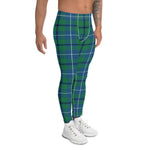 Scotstee Shop Tartan Plaid Men's Leggings Yoga Pants Clan Sandilands Ancient Plaid Men Running Leggings