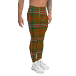 Scotstee Shop Tartan Plaid Men's Leggings Yoga Pants Clan Scott Brown Modern Plaid Men Running Leggings