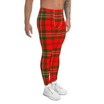 Scotstee Shop Tartan Plaid Men's Leggings Yoga Pants Clan Scott Modern Plaid Men Running Leggings