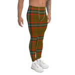Scotstee Shop Tartan Plaid Men's Leggings Yoga Pants Clan Seton Hunting Modern Plaid Men Running Leggings