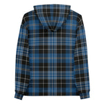 christmas hoodie mens, christmas hoodies womens, ugly hoodie, xmas hoodie, ugly christmas hoodie, funny christmas hoodies, Tartan Plaid Hoodie Clan Clergy Blue Plaid Christmas Hoodie Women's, Plaid Hoodie Mens, Blue Plaid Christmas Hoodie