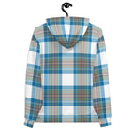christmas hoodie mens, christmas hoodies womens, ugly hoodie, xmas hoodie, ugly christmas hoodie, funny christmas hoodies, Tartan Plaid Hoodie Clan Stewart Muted Blue Plaid Christmas Hoodie Women's, Plaid Hoodie Mens, Blue Plaid Christmas Hoodie