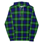 christmas hoodie mens, christmas hoodies womens, ugly hoodie, xmas hoodie, ugly christmas hoodie, funny christmas hoodies, Tartan Plaid Hoodie Clan Bannerman Plaid Hoodie Women's, Plaid Hoodie Mens, Green Plaid Christmas Hoodie
