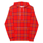 christmas hoodie mens, christmas hoodies womens, ugly hoodie, xmas hoodie, ugly christmas hoodie, funny christmas hoodies, Tartan Plaid Hoodie Clan Burnett Modern Plaid Hoodie Women's, Plaid Hoodie Mens, Red Plaid Christmas Hoodie