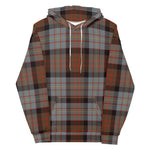 christmas hoodie mens, christmas hoodies womens, ugly hoodie, xmas hoodie, ugly christmas hoodie, funny christmas hoodies, Tartan Plaid Hoodie Clan Cameron Of Erracht Weathered Plaid Hoodie Women's, Plaid Hoodie Mens, Brown Plaid Christmas Hoodie