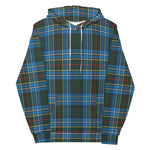 christmas hoodie mens, christmas hoodies womens, ugly hoodie, xmas hoodie, ugly christmas hoodie, funny christmas hoodies, Tartan Plaid Hoodie Clan Cockburn Modern Plaid Hoodie Women's, Plaid Hoodie Mens, Blue Plaid Christmas Hoodie