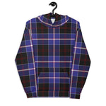 christmas hoodie mens, christmas hoodies womens, ugly hoodie, xmas hoodie, ugly christmas hoodie, funny christmas hoodies, Tartan Plaid Hoodie Clan Dunlop Modern Plaid Hoodie Women's, Plaid Hoodie Mens, Purple Plaid Christmas Hoodie
