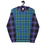christmas hoodie mens, christmas hoodies womens, ugly hoodie, xmas hoodie, ugly christmas hoodie, funny christmas hoodies, Tartan Plaid Hoodie Clan Falconer Plaid Hoodie Women's, Plaid Hoodie Mens, Blue Plaid Christmas Hoodie