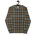 christmas hoodie mens, christmas hoodies womens, ugly hoodie, xmas hoodie, ugly christmas hoodie, funny christmas hoodies, Tartan Plaid Hoodie Clan Gordon Weathered Plaid Hoodie Women's, Plaid Hoodie Mens, Brown Plaid Christmas Hoodie