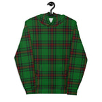christmas hoodie mens, christmas hoodies womens, ugly hoodie, xmas hoodie, ugly christmas hoodie, funny christmas hoodies, Tartan Plaid Hoodie Clan Primrose Plaid Hoodie Women's, Plaid Hoodie Mens, Green Plaid Christmas Hoodie