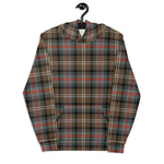 christmas hoodie mens, christmas hoodies womens, ugly hoodie, xmas hoodie, ugly christmas hoodie, funny christmas hoodies, Tartan Plaid Hoodie Clan Sutherland Weathered Plaid Hoodie Women's, Plaid Hoodie Mens, Brown Plaid Christmas Hoodie