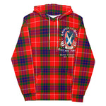Scotstee Shop - Tartan Hoodie Clan Abernethy Scottish American Quote America is My Home But Scotland Forever Runs Through My Veins Plaid Hoodie