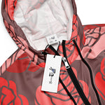 Women’s cropped windbreaker Bed of Roses Flower Summer Rose Women's Cropped Windbreaker