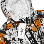 Women’s cropped windbreaker Cute Seamless Ditsy Floral Pattern Colorful Flower Summer Rose Women's Cropped Windbreaker