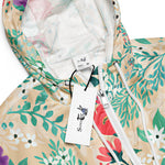 Women’s cropped windbreaker Beautiful Pink Roses Floral Summer Rose Women's Cropped Windbreaker