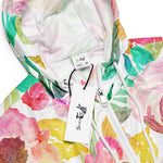 Women’s cropped windbreaker Classy Watercolor Rose Floral Summer Rose Women's Cropped Windbreaker