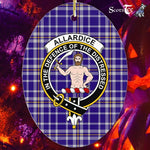 Allardice Scottish Clan Plaid Ornament Gift. Christmas Tree Ornament Allardice Clan Tartan Ornament,  ceramic ornament, personalized christmas ornaments, christmas tree ornaments, christmas door decorations, Plaid Ornament, Tartan Ceramic Ornament