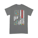 Scotstee Shop - American Flag Autism Mom Dinosaur Awareness Autistic 4th of July Shirt autism awareness shirts
