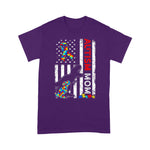 Scotstee Shop - American Flag Autism Mom Dinosaur Awareness Autistic 4th of July Shirt autism awareness shirts