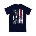 Scotstee Shop - American Flag Autism Mom Dinosaur Awareness Autistic 4th of July Shirt autism awareness shirts