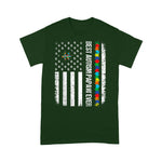Scotstee Shop - American Flag Best Autism Papaw Ever Autism Awareness Gift 4th Of July Shirt autism awareness shirts