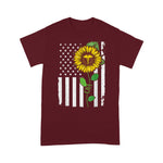 Scotstee Shop - American Flag CNA Sunflower Hippie CNA Gifts Sunflower 4th Of July Shirt