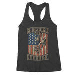 American Flag Electrical Linemen Backbone Of America 4th Of July Shirt Women's Tank Top - Scotstee Shop