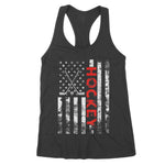 American Flag Hockey USA Patriotic Gift Women's Tank Top - Scotstee Shop