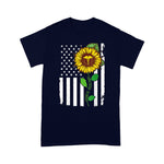 Scotstee Shop - American Flag Medical Assistant Sunflower Hippie Sunflower 4th Of July Shirt