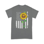 Scotstee Shop - American Flag Medical Assistant Sunflower Hippie Sunflower 4th Of July Shirt