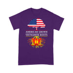 Scotstee Shop - American Flag Shirt 4th Of July Shirt Grown with South Vietnamese Roots Vietnam