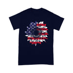 Scotstee Shop - American Flag Sunflower USA Flag Sunflower 4th Of July Shirt