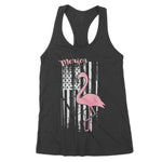 American Flamingo USA, Patriotic Flag Independence Day Women's Tank Top - Scotstee Shop