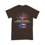 Scotstee Shop - American Raised With Puerto Rican Roots Puerto Rico 4th Of July Shirt