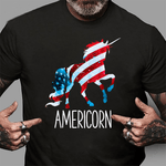 Scotstee Shop - Americorn Unicorn 4th of July Mericorn Merica Girls 4th Of July Shirt Unicorn 4th Of July Shirt