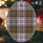 Anderson Ancient Tartan Oval Ornaments, Christmas Tree Ornament, Plaid Christmas Ornaments, Ceramic Oval Christmas Tree Decoration, Tartan Oval Ornaments, Christmas Tree Ornament, Plaid Christmas Ornaments, Ceramic Oval Christmas Tree Decoration