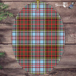 Anderson Ancient Tartan Oval Ornaments, Christmas Tree Ornament, Plaid Christmas Ornaments, Ceramic Oval Christmas Tree Decoration, Tartan Oval Ornaments, Christmas Tree Ornament, Plaid Christmas Ornaments, Ceramic Oval Christmas Tree Decoration