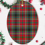 Anderson Of Arbrake Tartan Oval Ornaments, Christmas Tree Ornament, Plaid Christmas Ornaments, Ceramic Oval Christmas Tree Decoration, Tartan Oval Ornaments, Christmas Tree Ornament, Plaid Christmas Ornaments, Ceramic Oval Christmas Tree Decoration