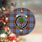 Anderson Scottish Clan Plaid Ornament Gift. Christmas Tree Ornament Anderson Clan Tartan Ornament Great Christmas Ornaments Gift - Scotstee Shop