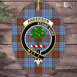 Anderson Scottish Clan Plaid Ornament Gift. Christmas Tree Ornament Anderson Clan Tartan Ornament,  ceramic ornament, personalized christmas ornaments, christmas tree ornaments, christmas door decorations, Plaid Ornament, Tartan Ceramic Ornament