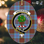Anderson Scottish Clan Plaid Ornament Gift. Christmas Tree Ornament Anderson Clan Tartan Ornament,  ceramic ornament, personalized christmas ornaments, christmas tree ornaments, christmas door decorations, Plaid Ornament, Tartan Ceramic Ornament
