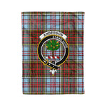 Anderson Tartan Blanket Plaid Blanket Anderson Ancient Clan Crest Badge Tartan Blanket - Scotstee Shop