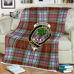 Anderson Tartan Blanket Plaid Blanket Anderson Ancient Clan Crest Badge Tartan Blanket - Scotstee Shop